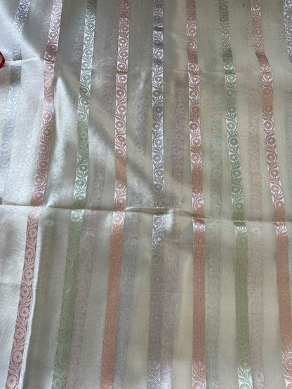 Gold Handwoven Pure Tissue Silk Banarasi Suit Set