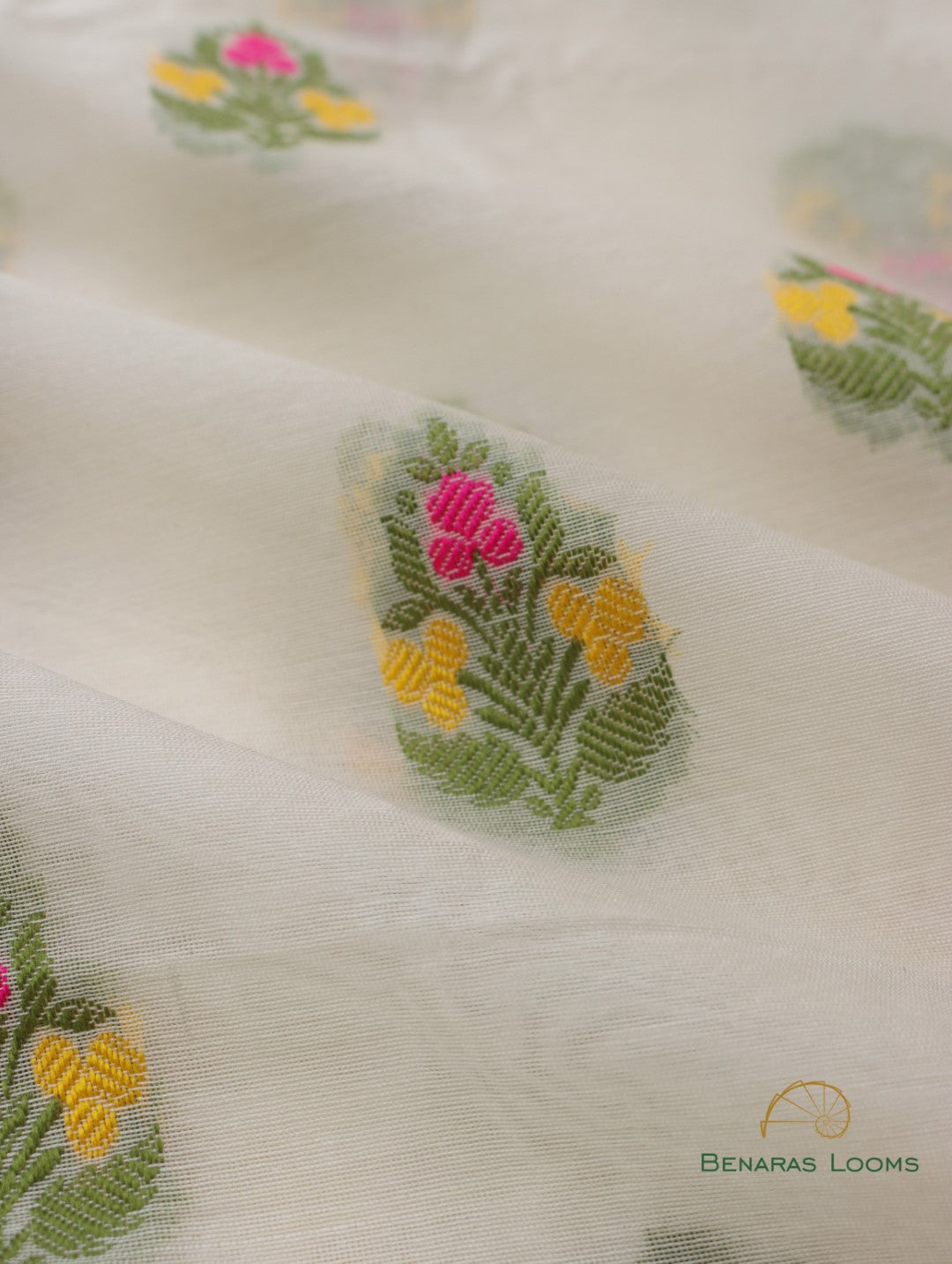 Dyeable Cotton Silk Banarasi Fabric