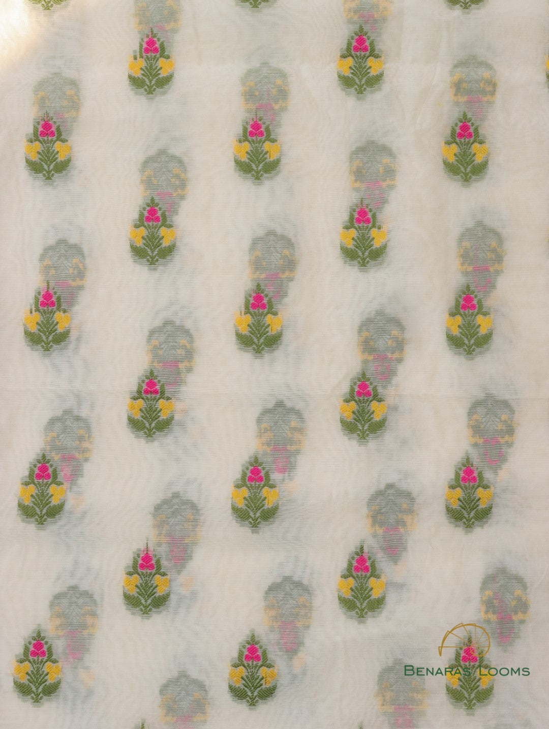 Dyeable Cotton Silk Banarasi Fabric