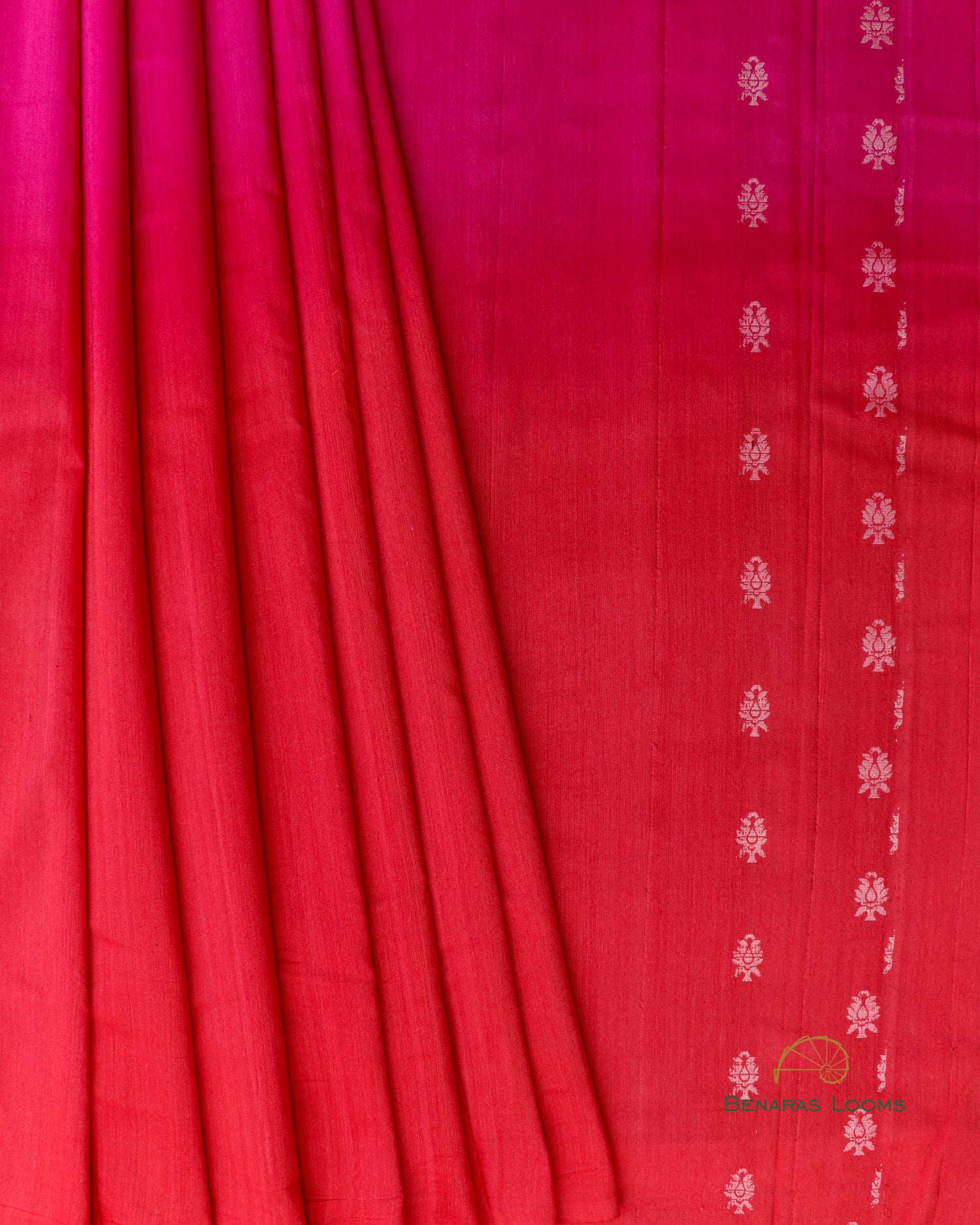 Ombre Dyed Pure Munga Silk Benarasi Saree