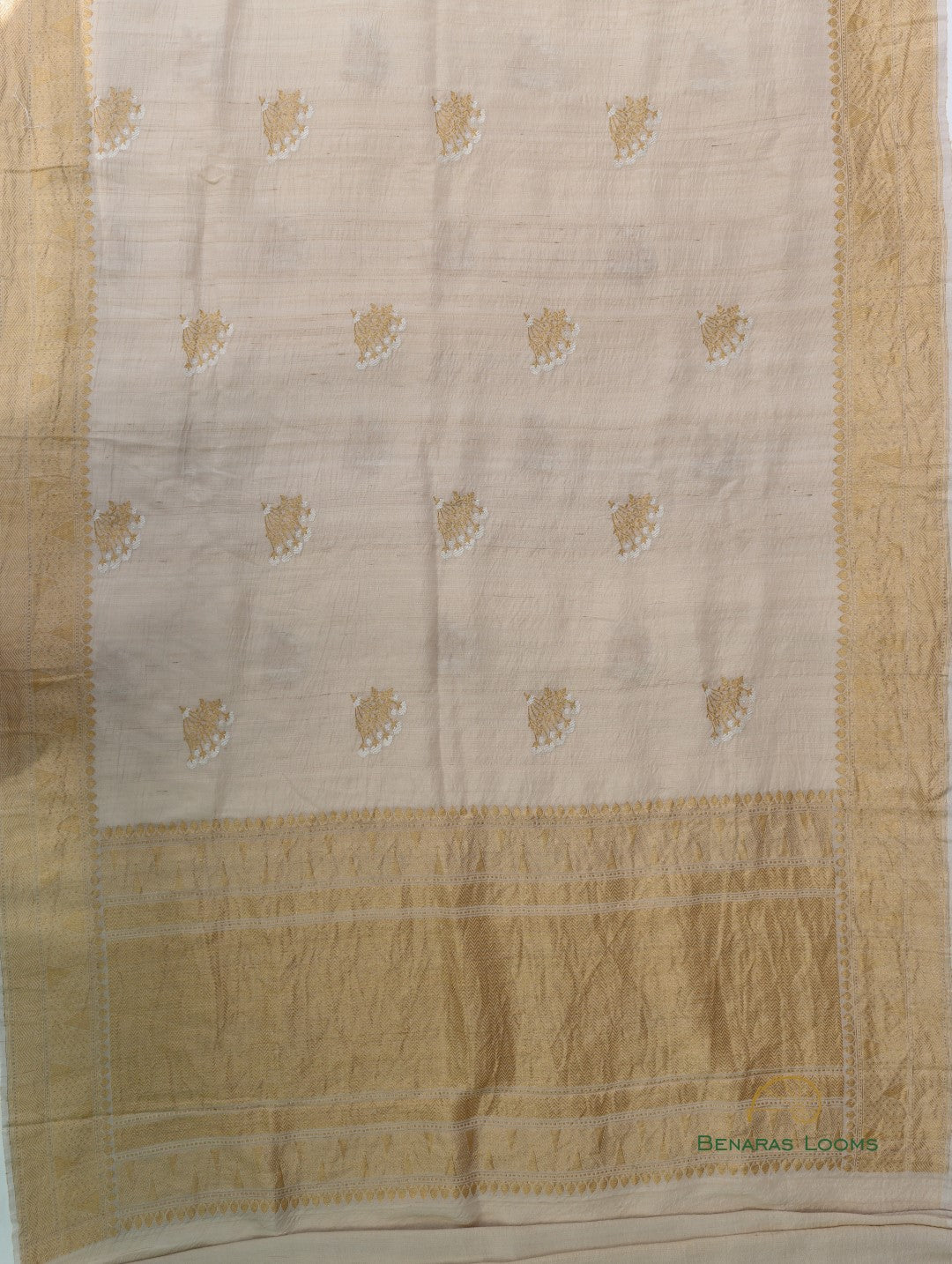 Dyeable Handwoven Pure Tussar Silk Banarasi Saree