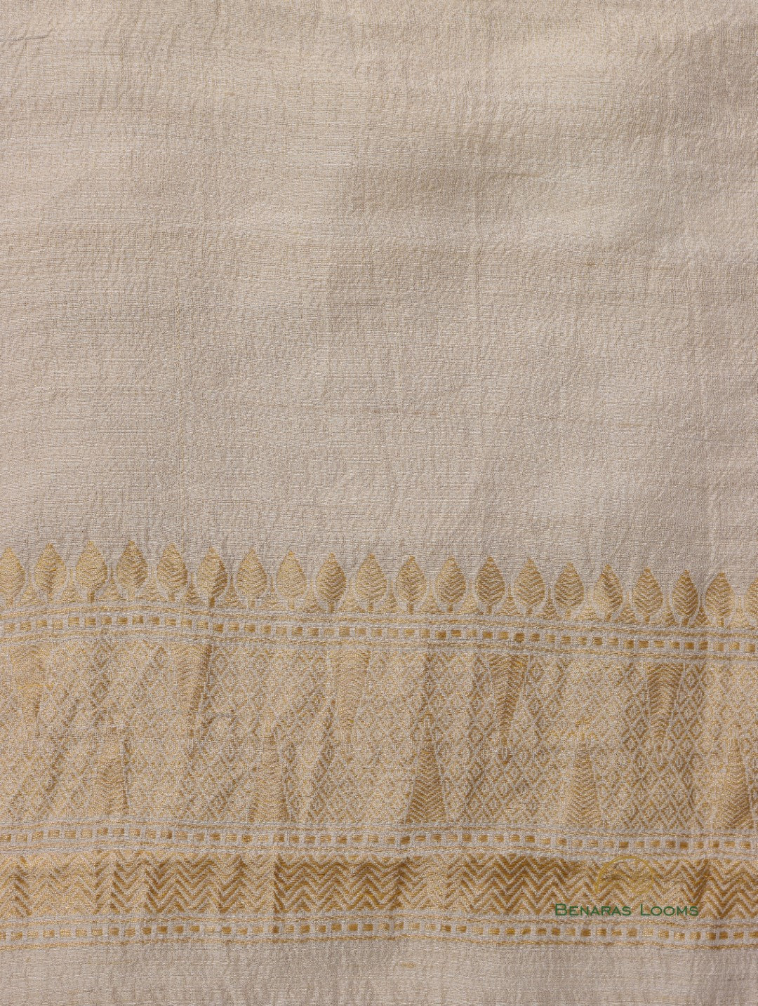 Dyeable Handwoven Pure Tussar Silk Banarasi Saree