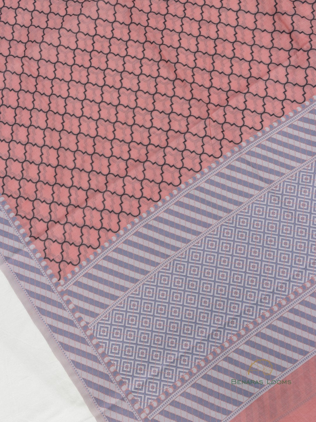 Peach Banarasi Suit Set