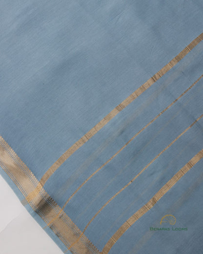 Peach Butidar Handwoven Chanderi Silk Two Piece Set