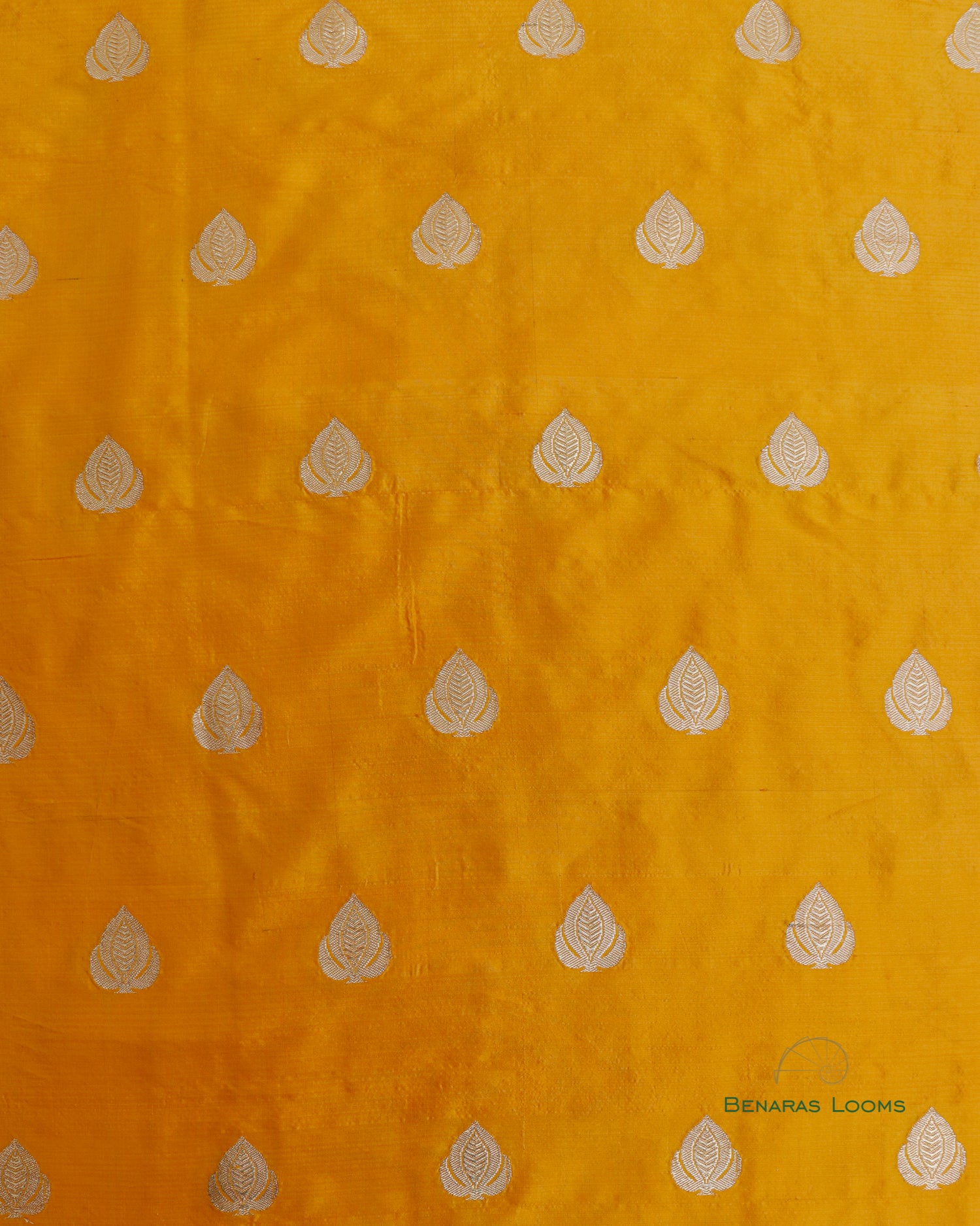 Mustard Pure Kataan Silk Fabric